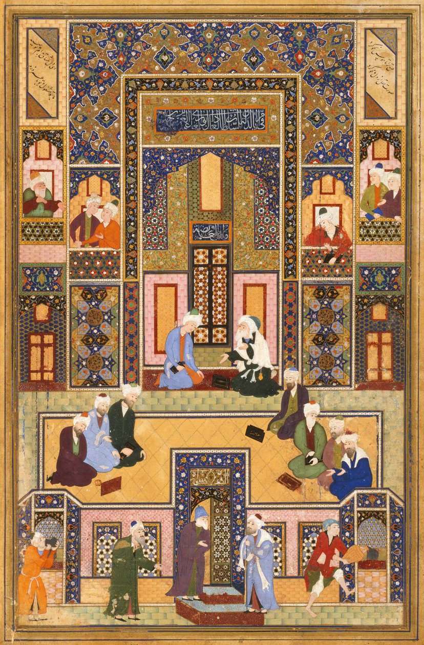 A teológusok találkozója, 1537-1550 alkotó: Abd Allah Musawwir