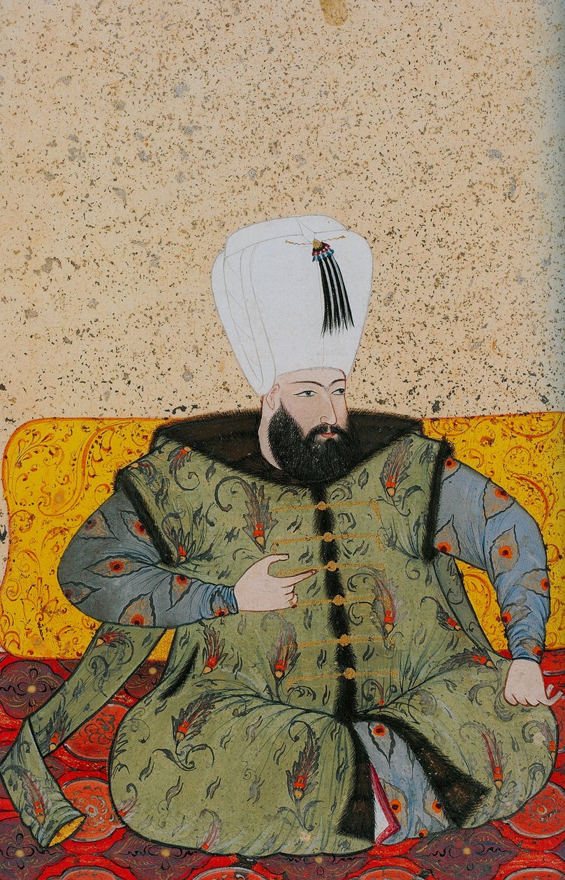I. Ahmed 1590-1617, az Oszmán Birodalom szultána, 1705 körül alkotó: Abdulcelil Levni