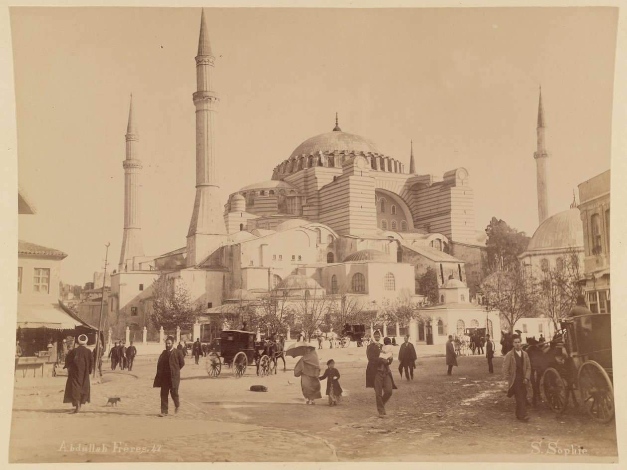 Sancta Sophia alkotó: Abdullah Frères