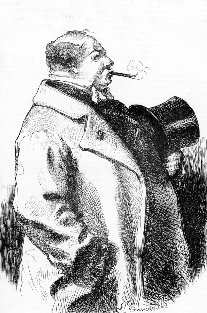 Portrait of a smoker alkotó: Abel Damourette