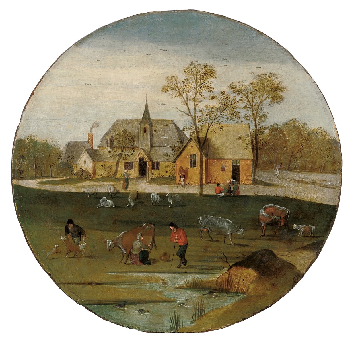 Április hónap, 1606 körül alkotó: Abel Grimmer or Grimer
