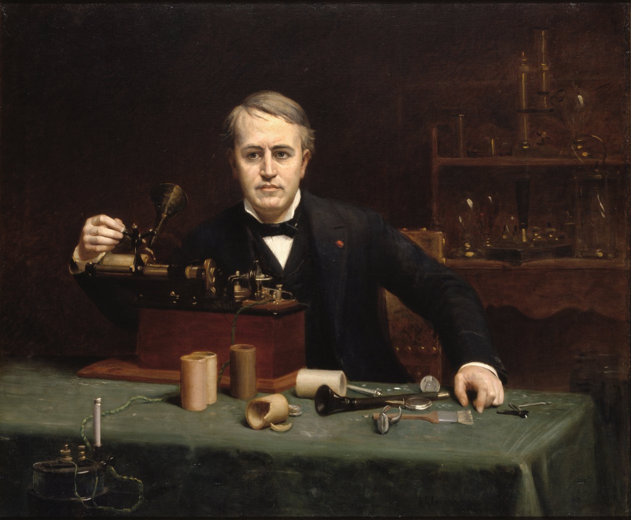 Thomas Alva Edison alkotó: Abraham Archibald Anderson