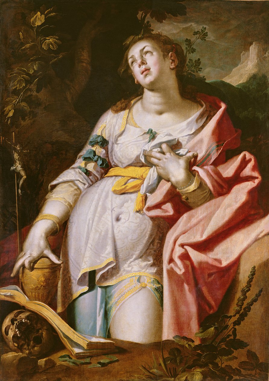 Mária Magdolna extázisban, 1619 alkotó: Abraham Bloemaert