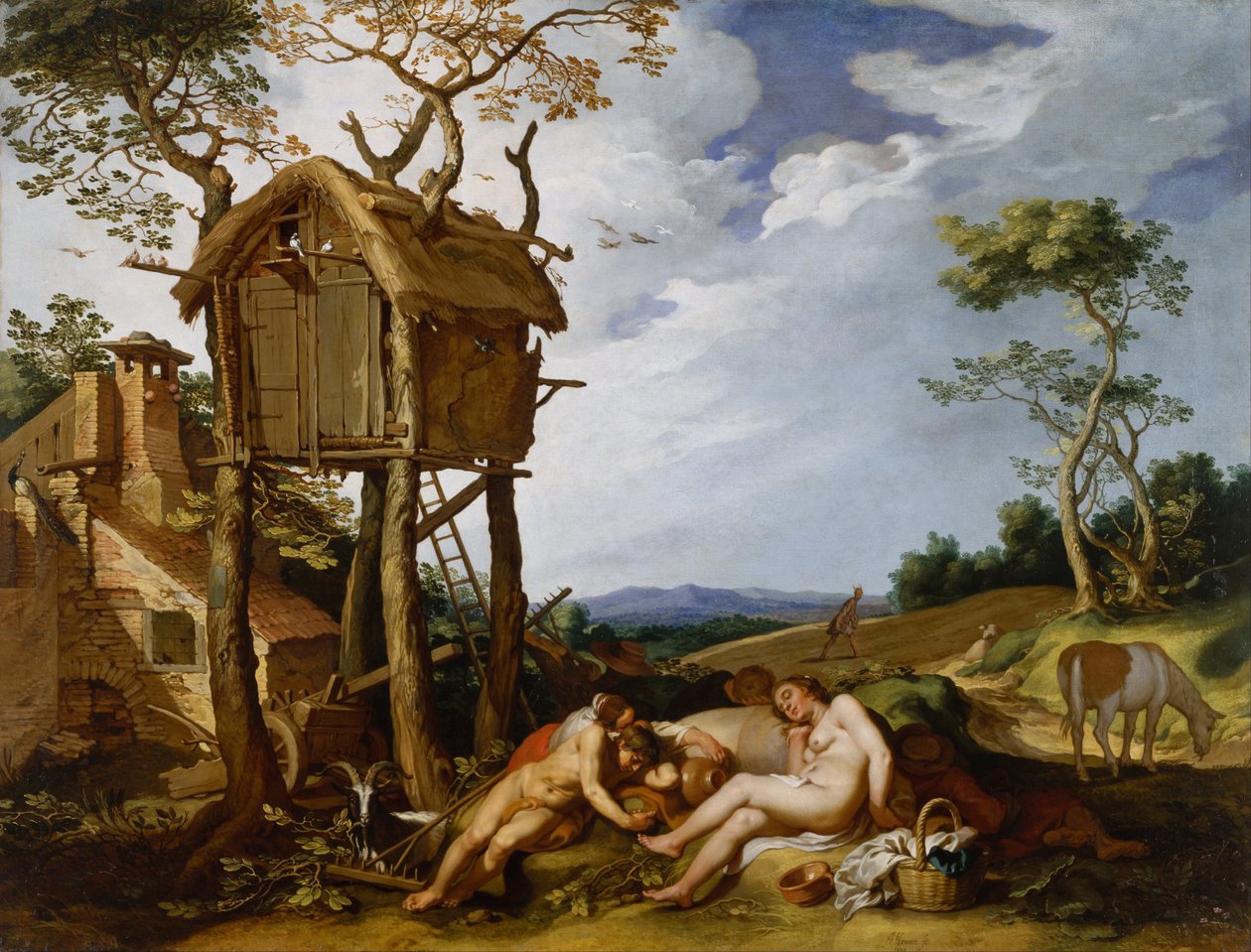 Példabeszéd a búzáról és a tálról alkotó: Abraham Bloemaert