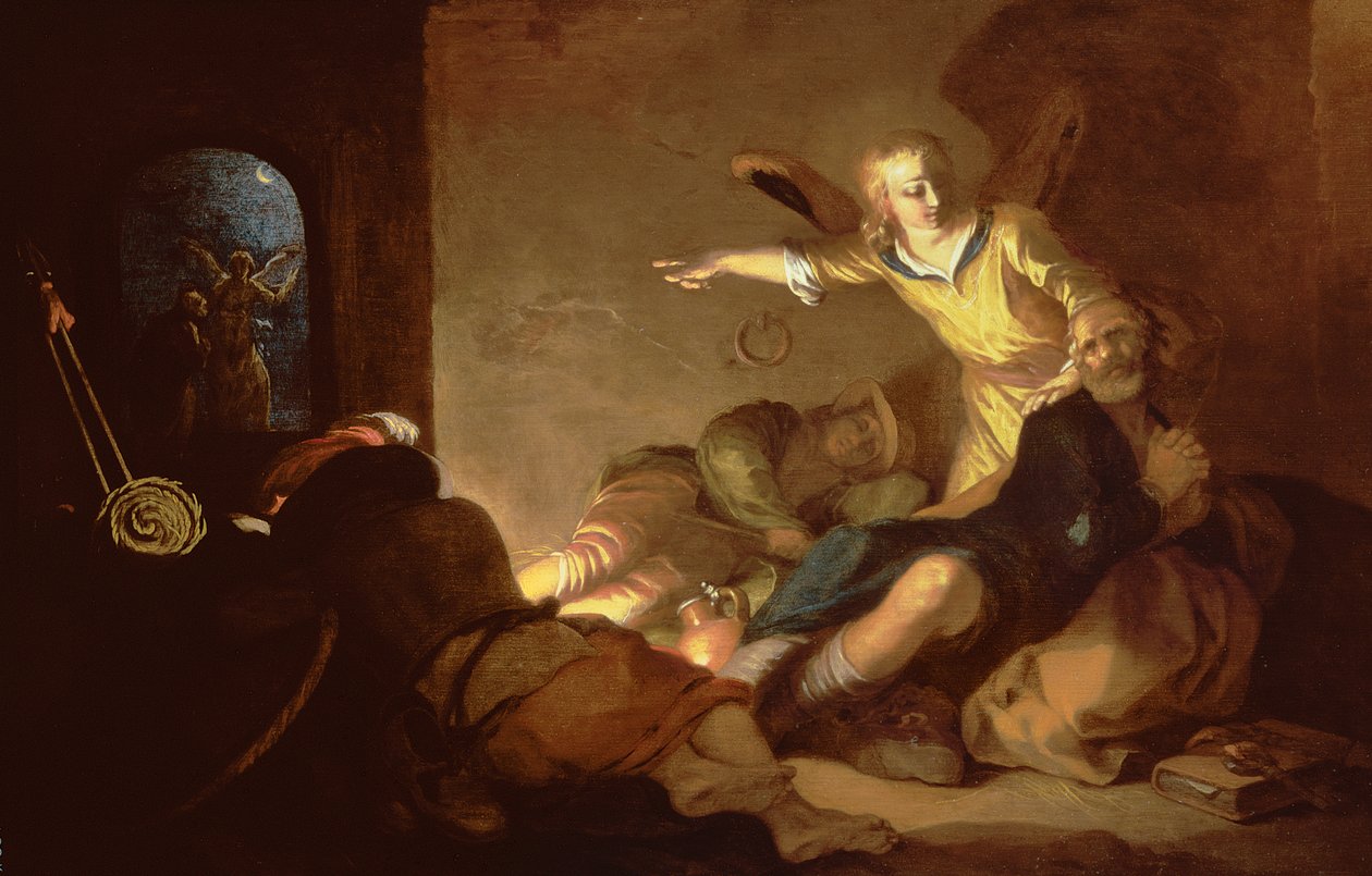 Szent Péter felszabadítása alkotó: Abraham Bloemaert