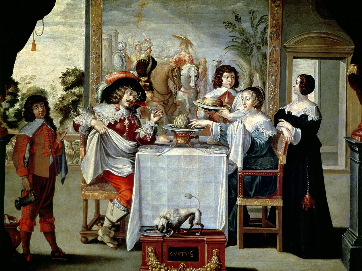 Az öt érzék – íz alkotó: Abraham Bosse