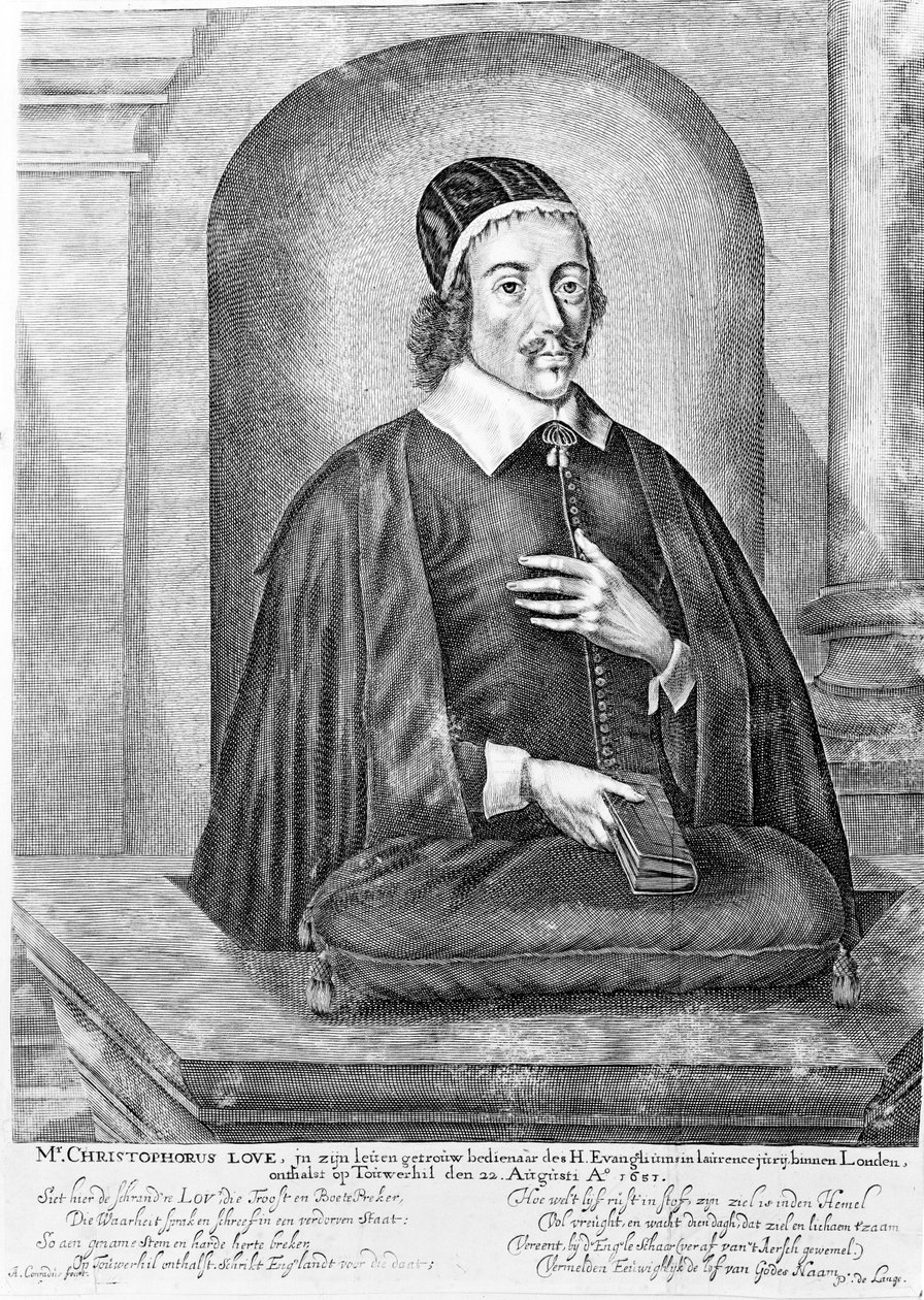 Christopher Love, 1651 körül alkotó: Abraham Conradus