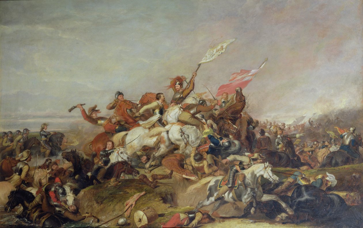 A Marston Moor-i csata 1644-ben, 1819-ben alkotó: Abraham Cooper