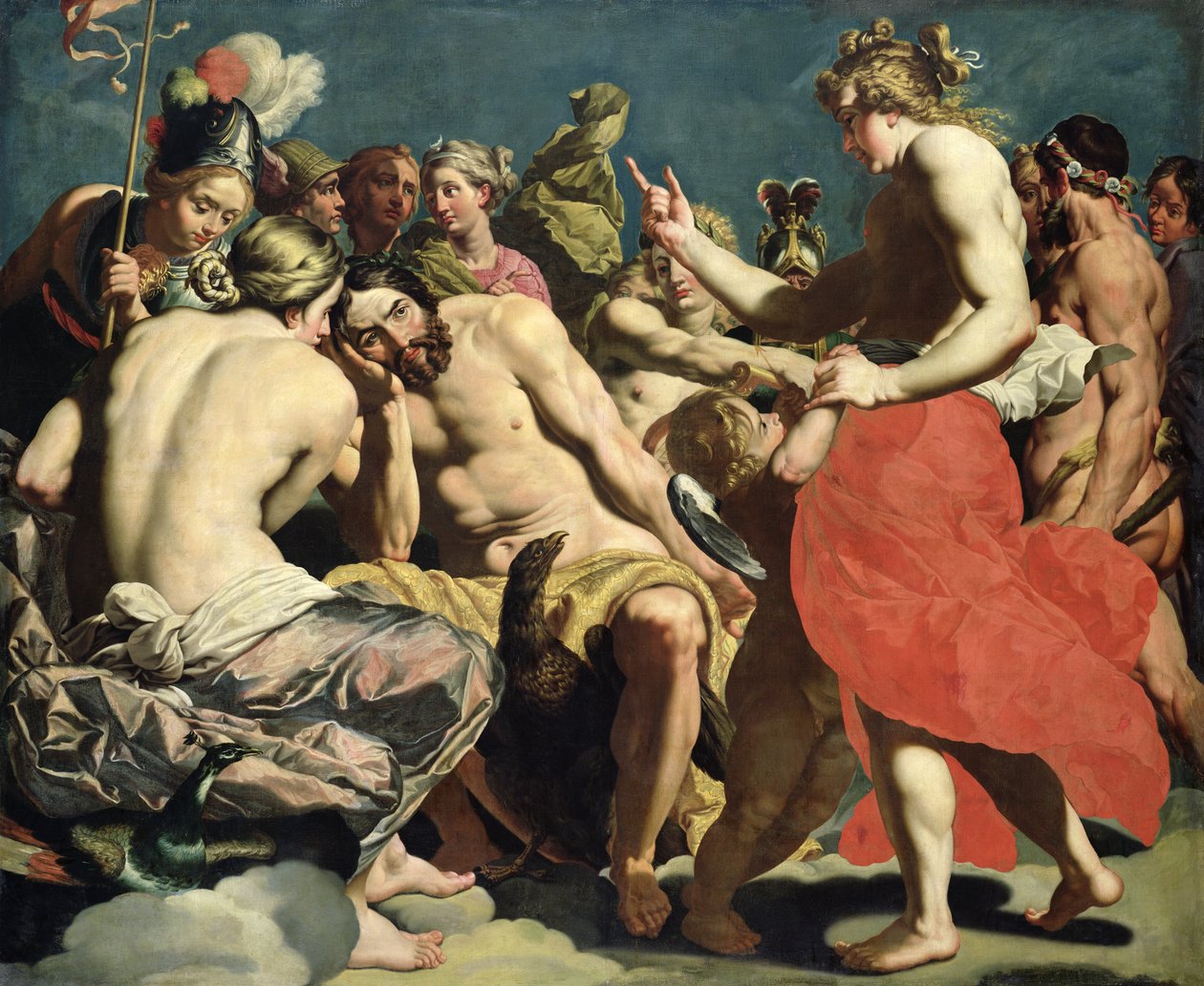 Olympus istenei alkotó: Abraham Janssens van Nuyssen