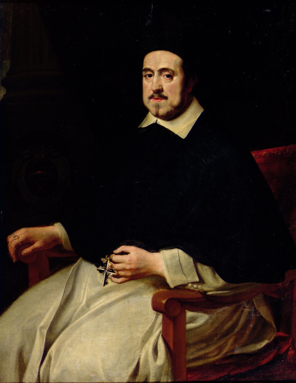 Ambrosius Cappelus, antwerpeni püspök portréja alkotó: Abraham van Diepenbeeck
