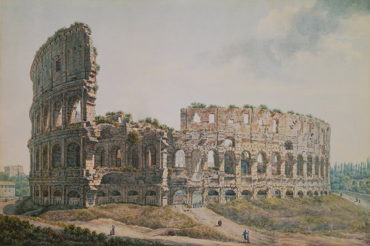 A Colosseum, Róma alkotó: Abraham Louis Rudolph Ducros