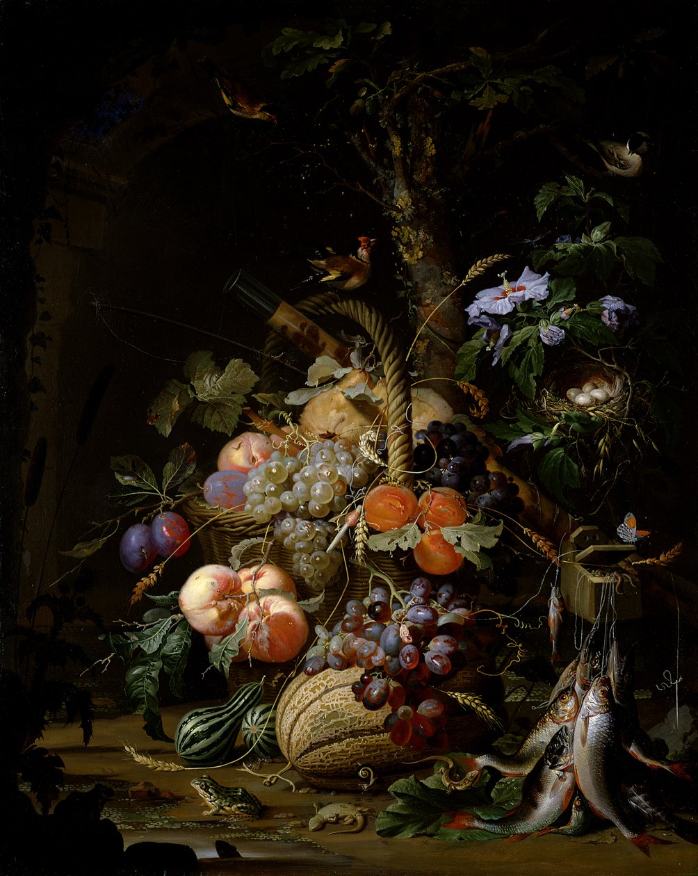Gyümölcscsendélet alkotó: Abraham Mignon