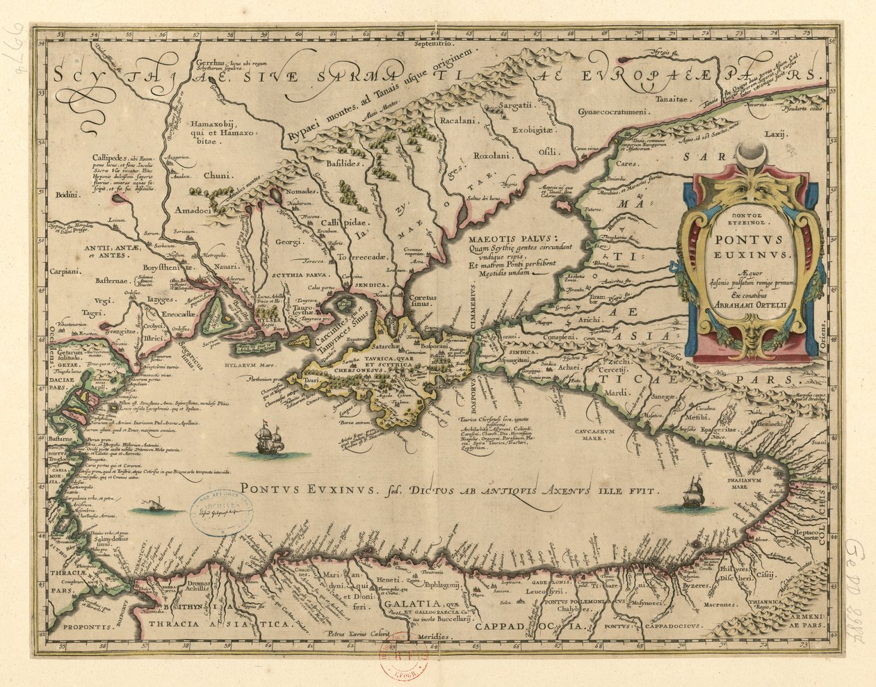 Fekete tenger alkotó: Abraham Ortelius