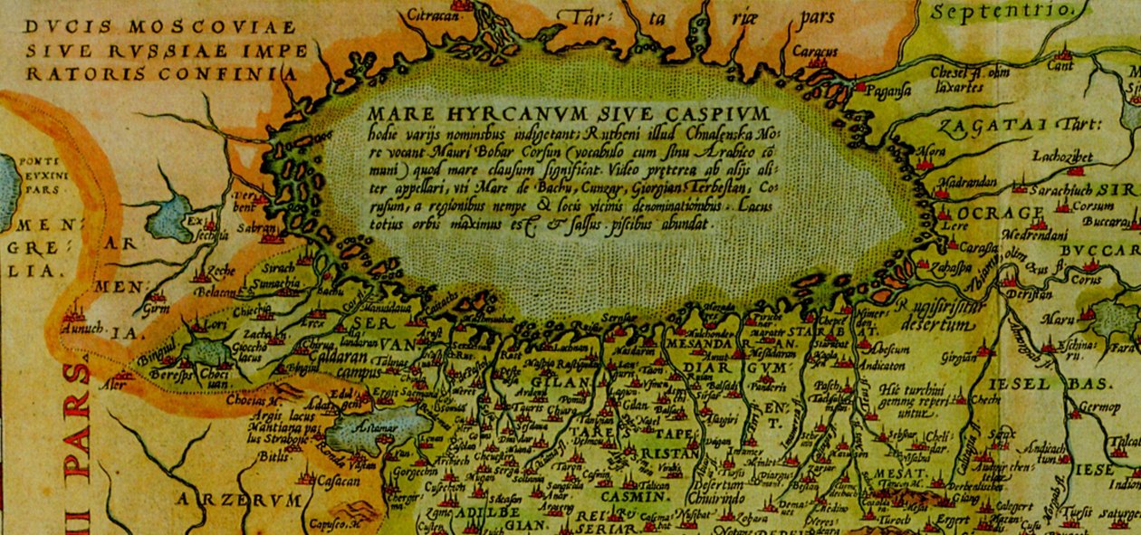 Perzsa Ortelius -térképe, Antwerpen, 1570 alkotó: Abraham Ortelius