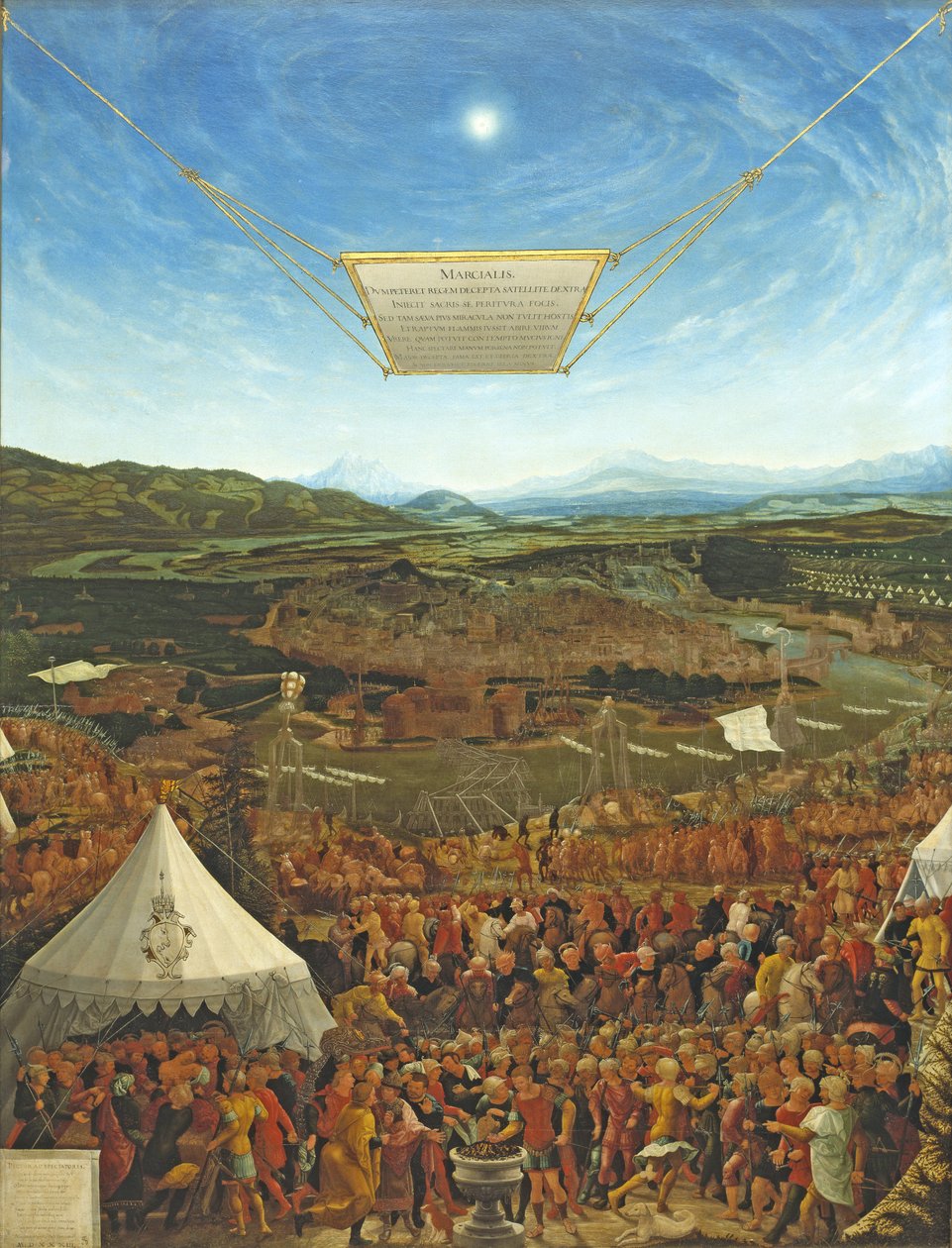 Mucius Scaevola Porsena király előtt, 1533 alkotó: Abraham Schöpfer