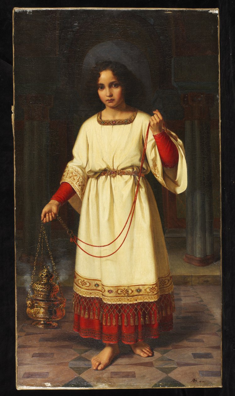 Egy ministránsfiú, 1842 alkotó: Abraham Solomon