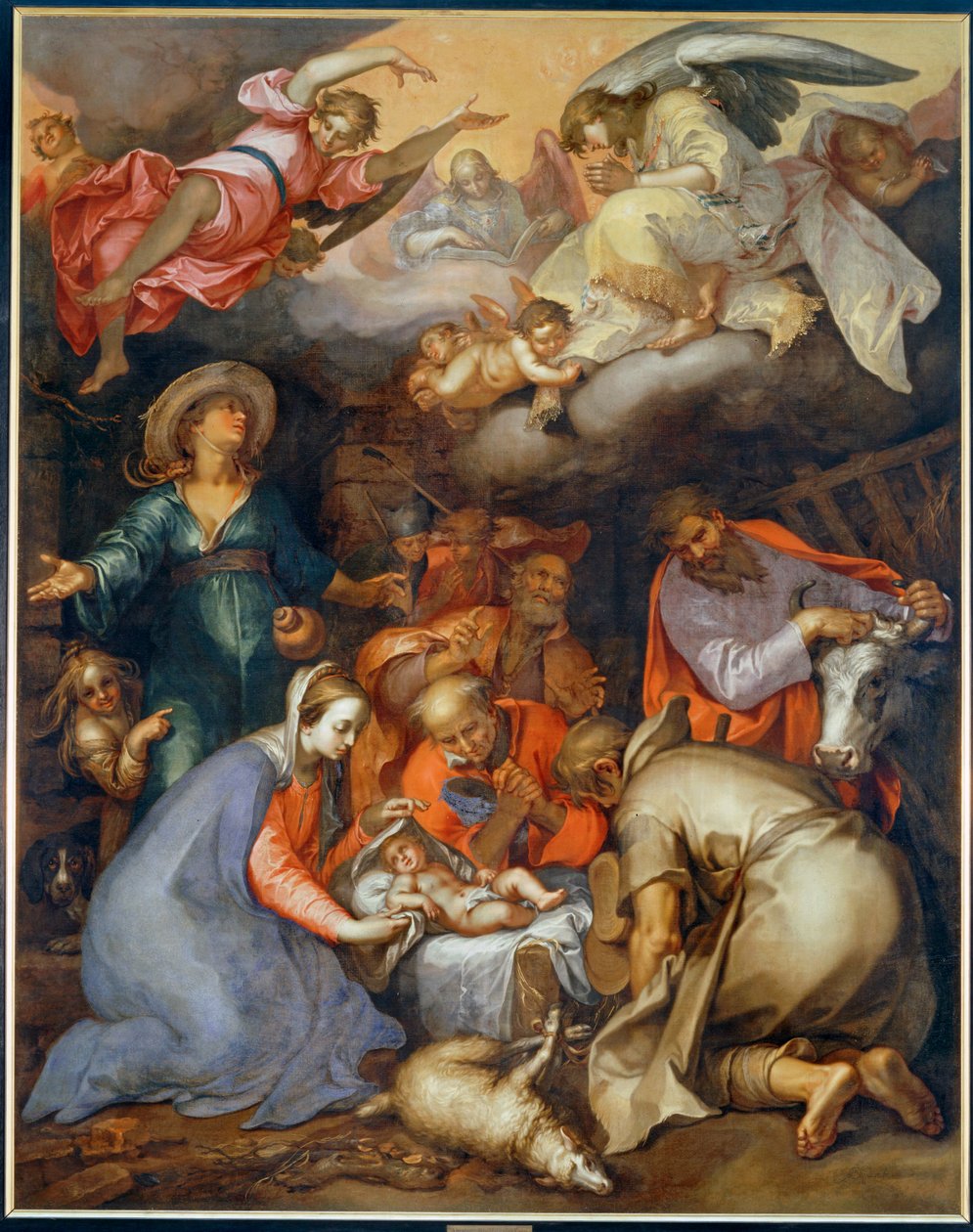 Adoration des bergers ... alkotó: Abraham Bloemaert