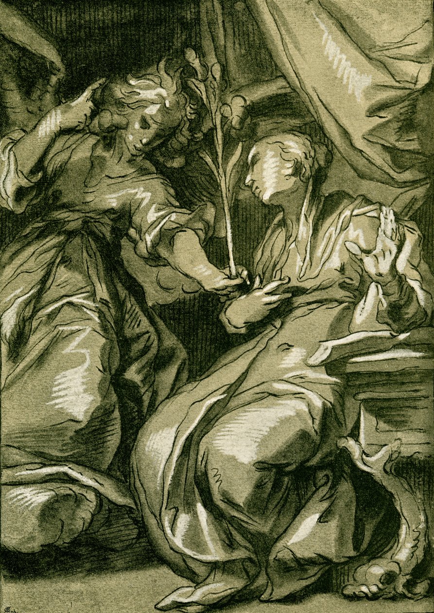 Angyali Üdvözlet alkotó: Abraham Bloemaert