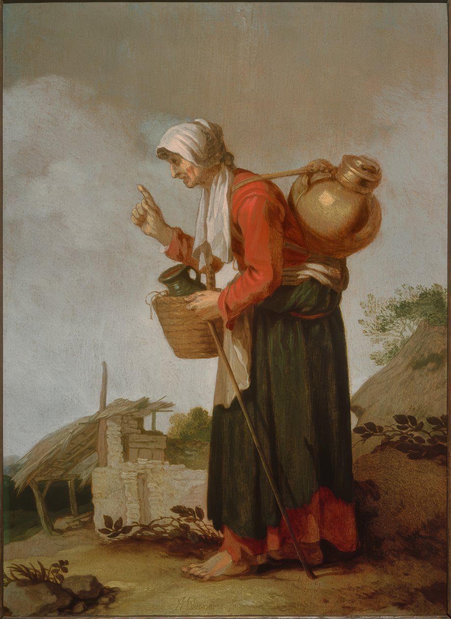 Parasztasszony alkotó: Abraham Bloemaert