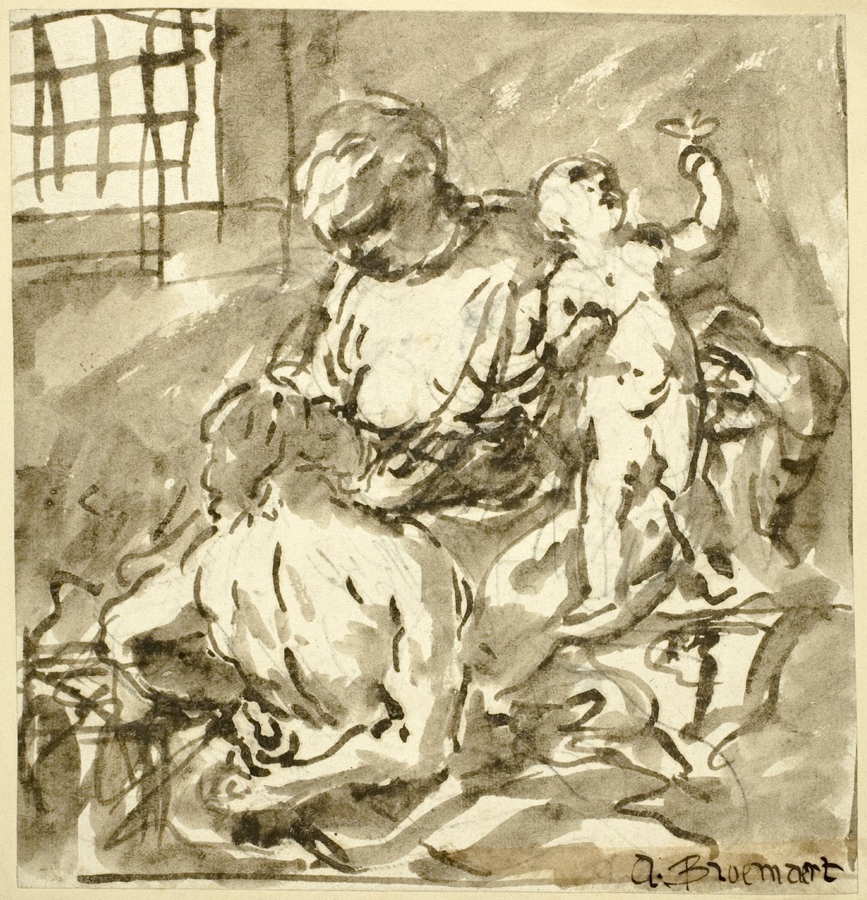 Caritas Romana alkotó: Abraham Bloemaert