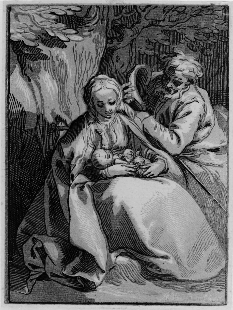 A Szent Család alkotó: Abraham Bloemaert