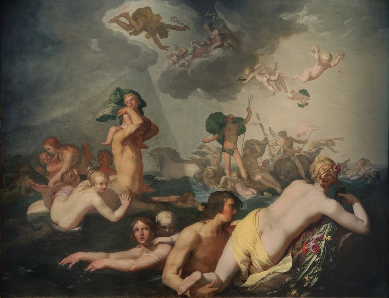 A Neptunusz diadala alkotó: Abraham Bloemaert