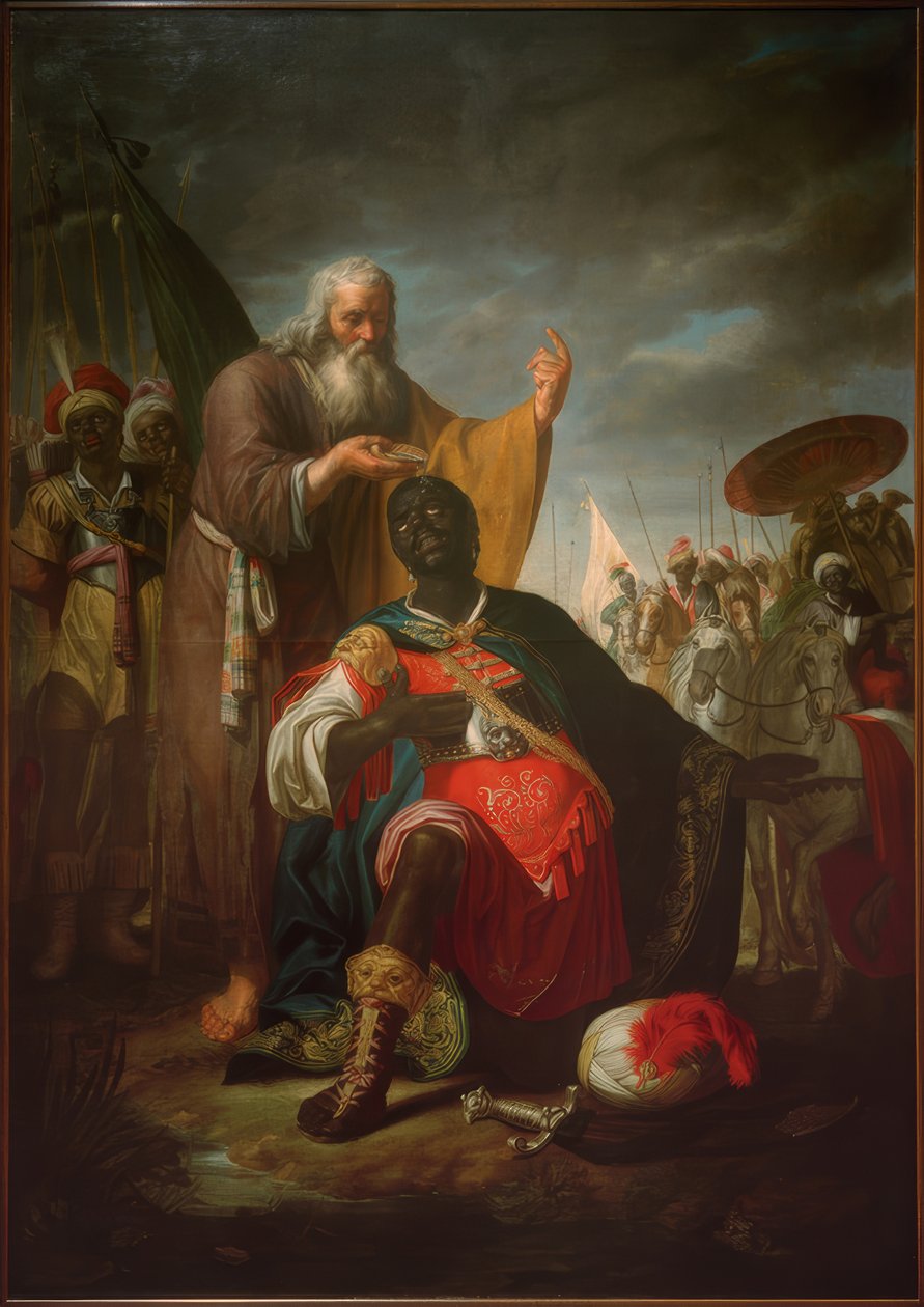 A kamarás keresztelése alkotó: Abraham Bloemaert