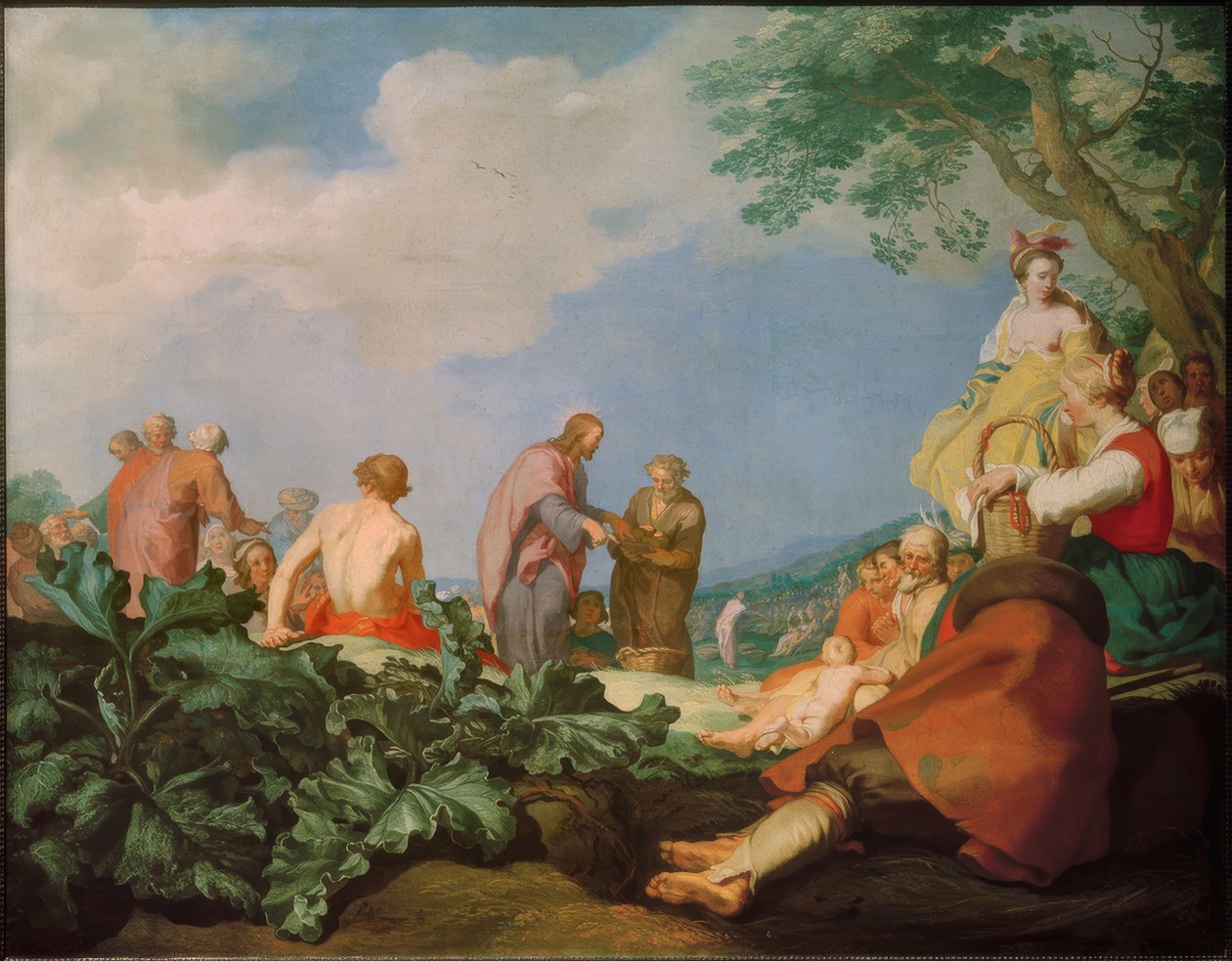 A csodálatos kenyérszaporítás alkotó: Abraham Bloemaert