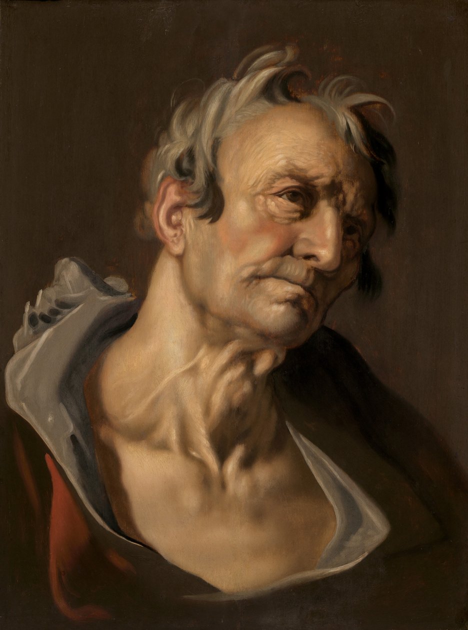Egy öregember feje alkotó: Abraham Bloemaert