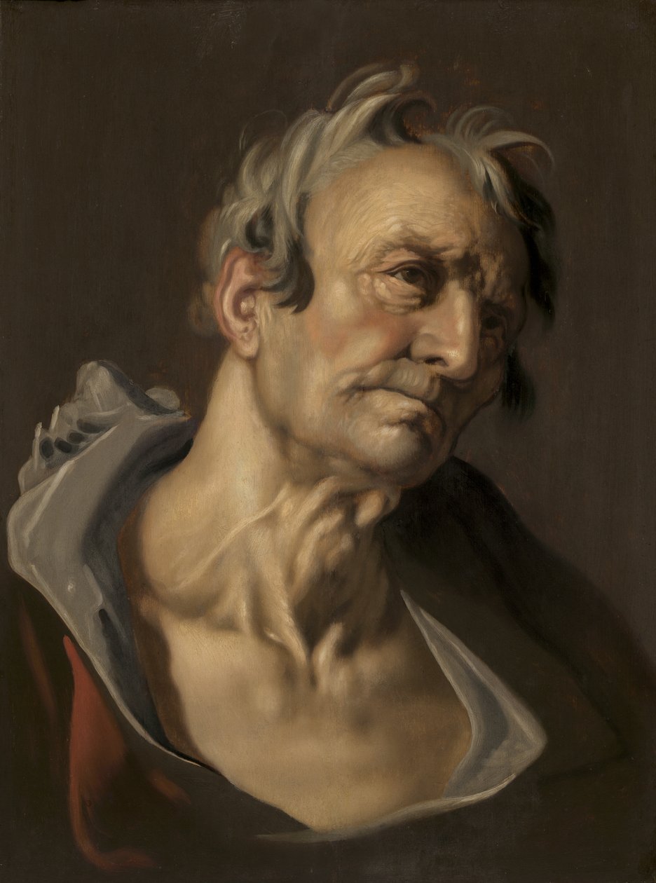 Egy öregember feje alkotó: Abraham Bloemaert