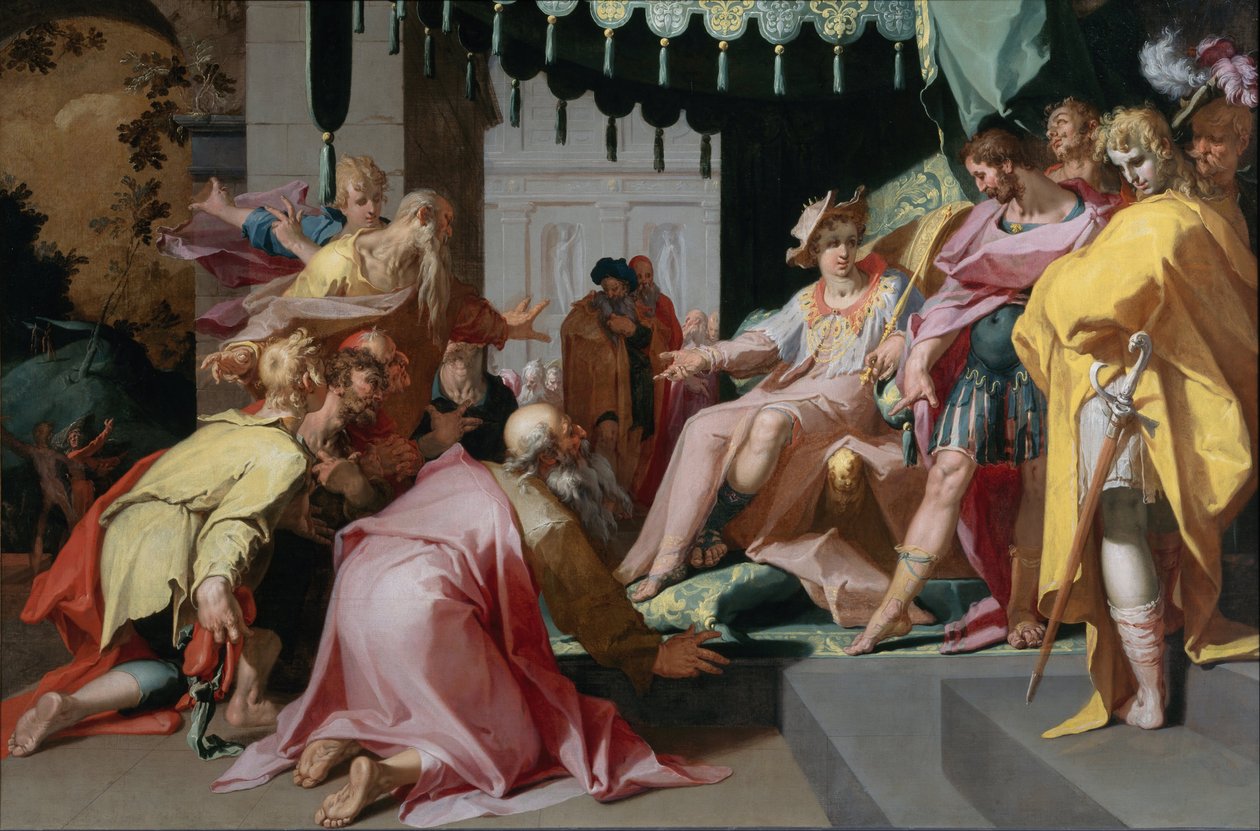 József és testvérei alkotó: Abraham Bloemaert