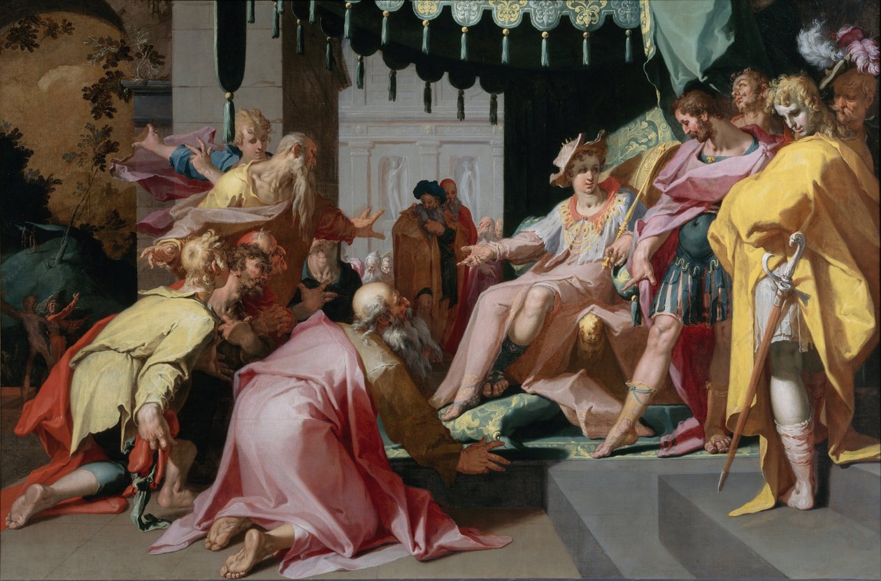 József és testvérei, 1595-1600 alkotó: Abraham Bloemaert
