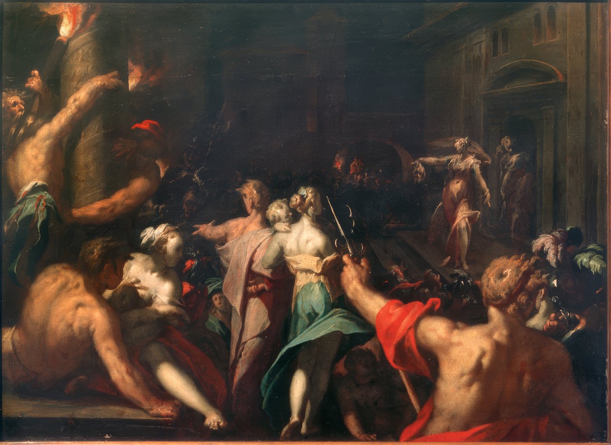 Judit megmutatja Holofernész fejét alkotó: Abraham Bloemaert