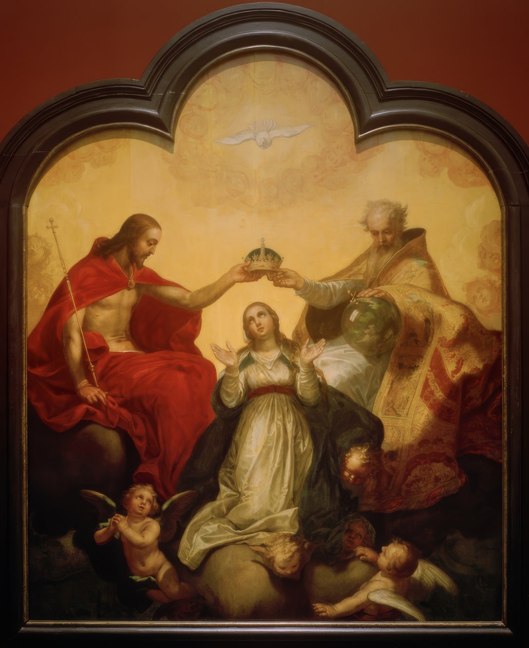 Mária koronázása alkotó: Abraham Bloemaert