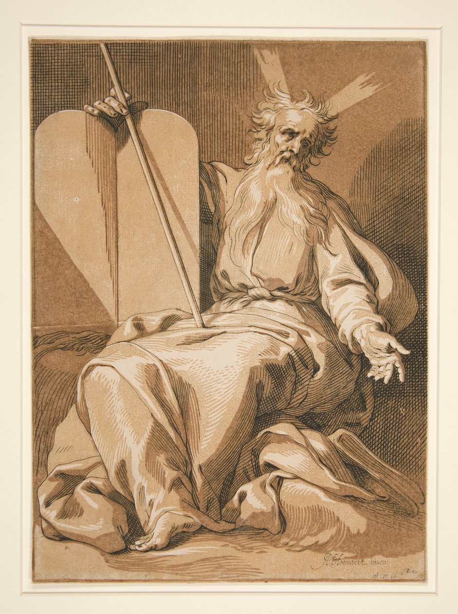 Mózes alkotó: Abraham Bloemaert