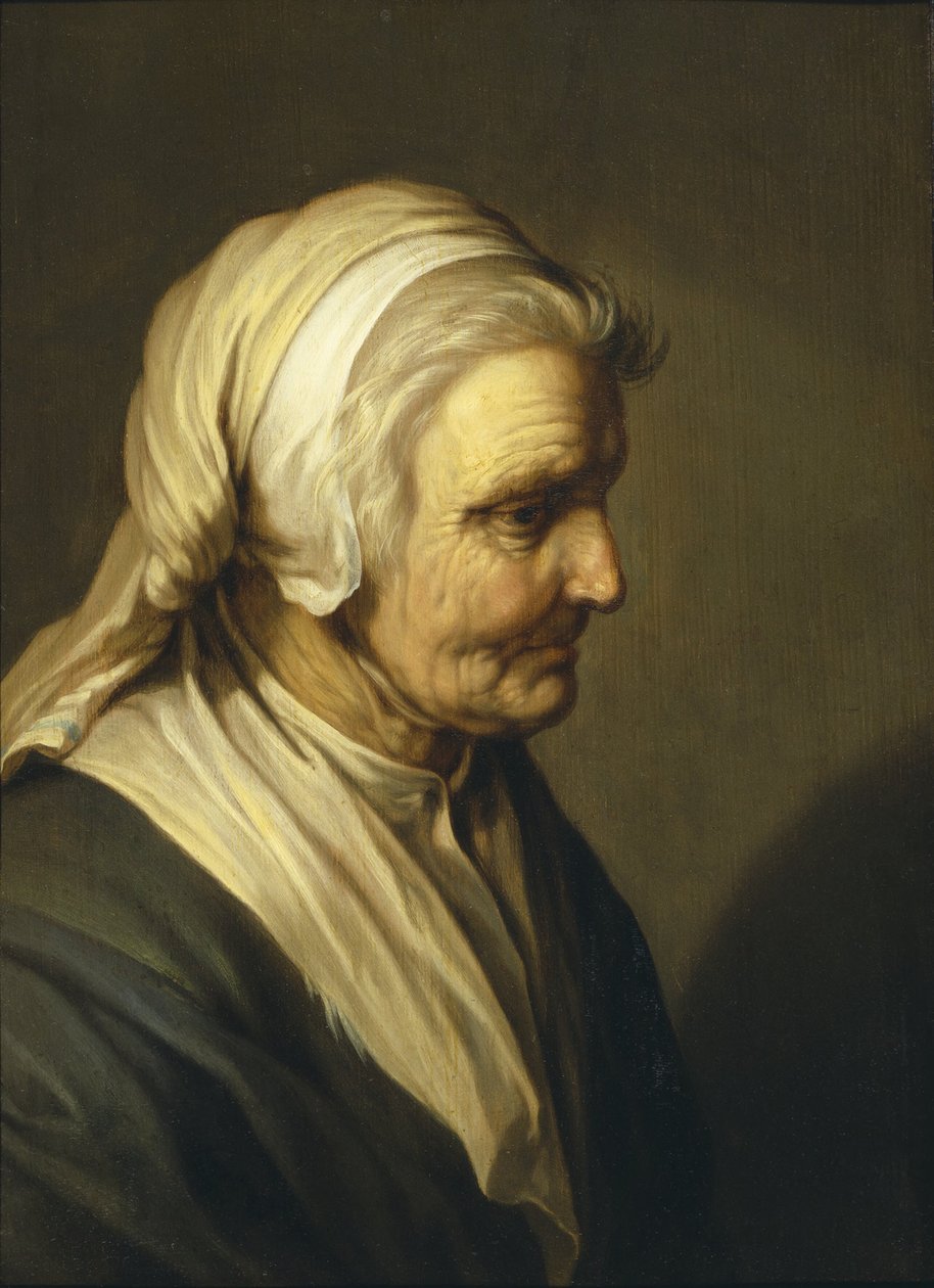 Idős nő alkotó: Abraham Bloemaert
