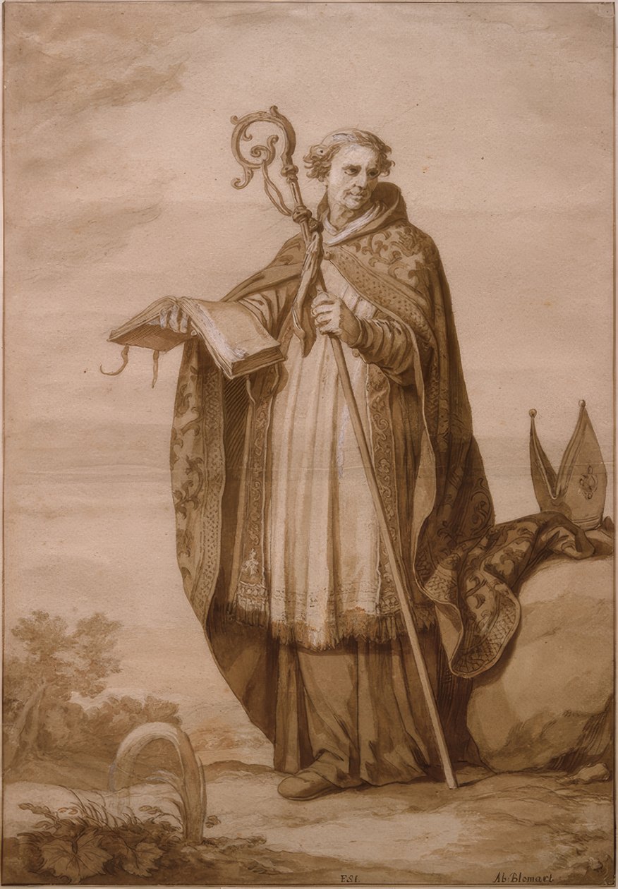 Szent Engelmundus alkotó: Abraham Bloemaert