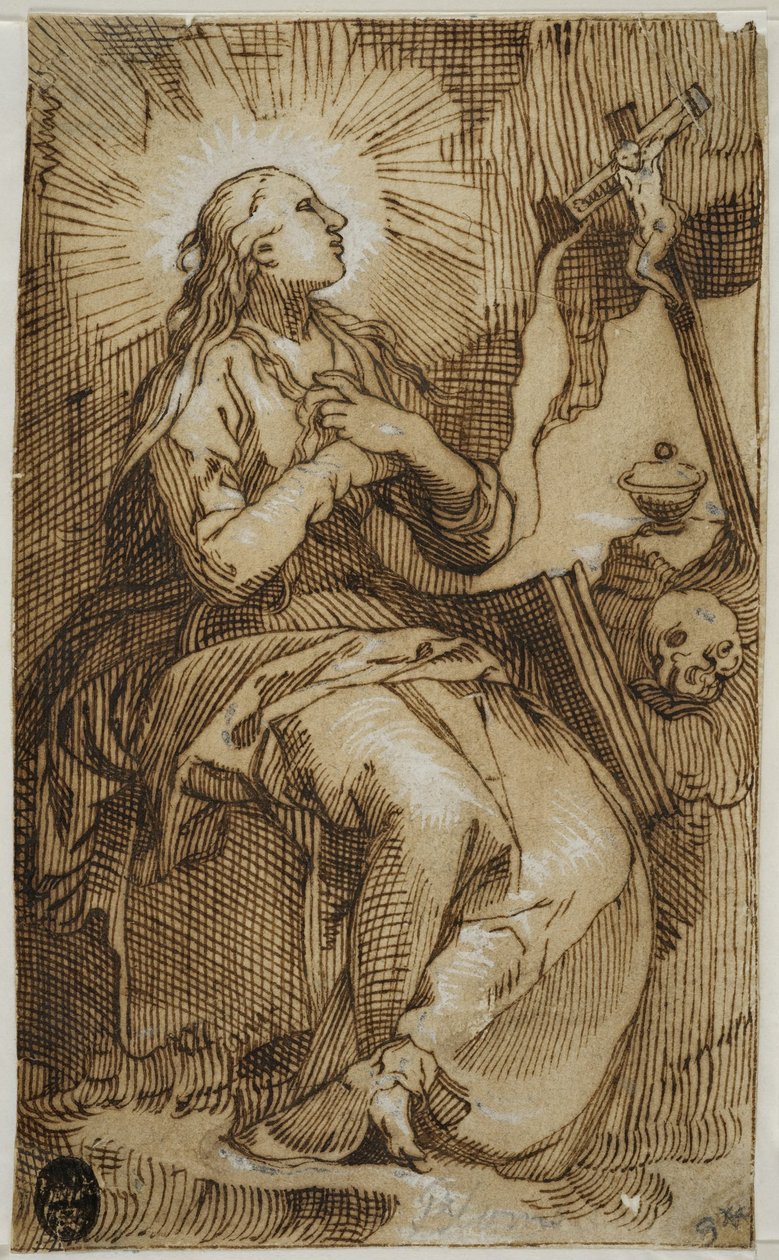 Szent Mária Magdolna alkotó: Abraham Bloemaert