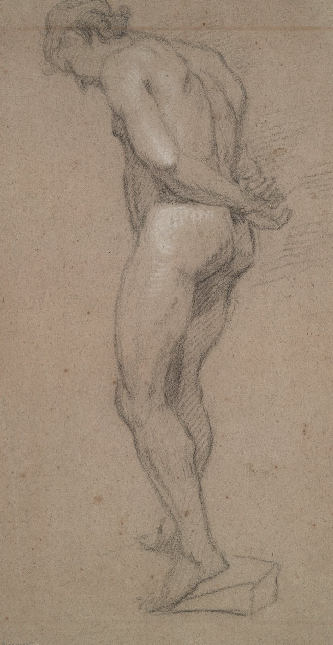 Álló férfi akt alkotó: Abraham Bloemaert