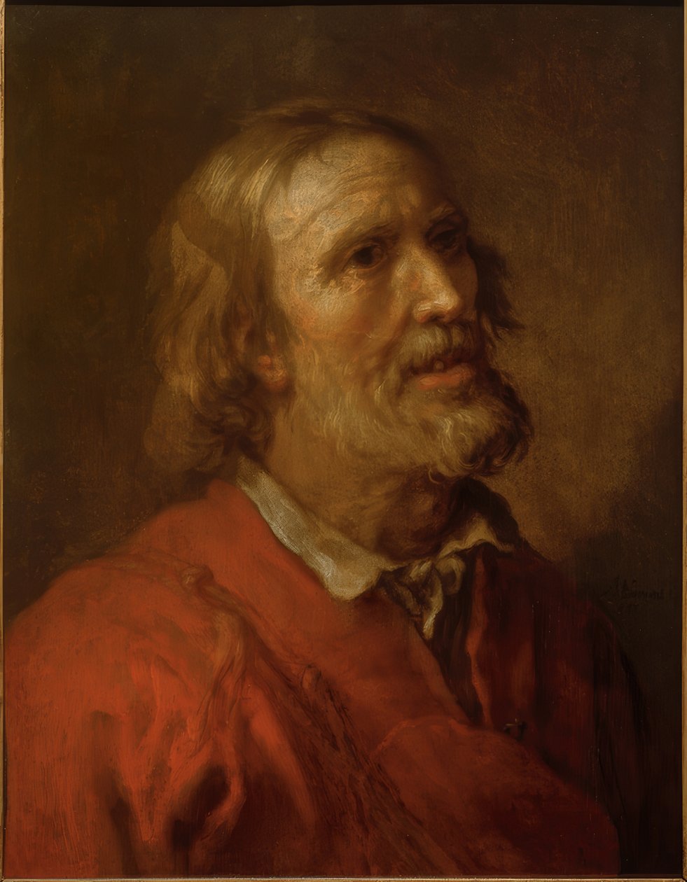 Egy öregember tanulmányi feje alkotó: Abraham Bloemaert