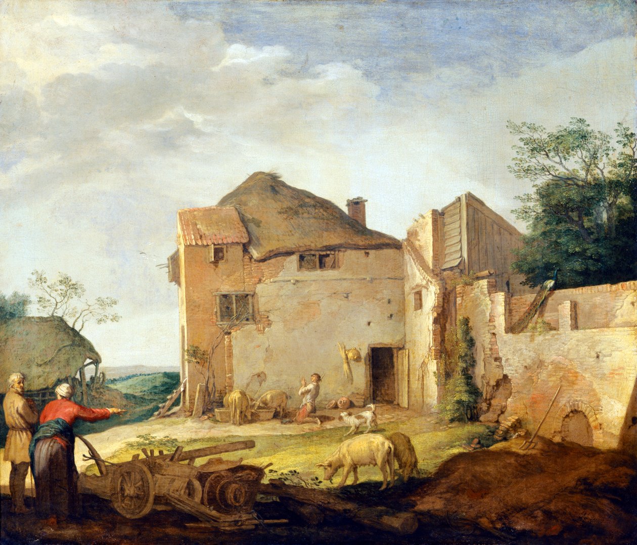 A tékozló fiú mint sertéscsorda alkotó: Abraham Bloemaert