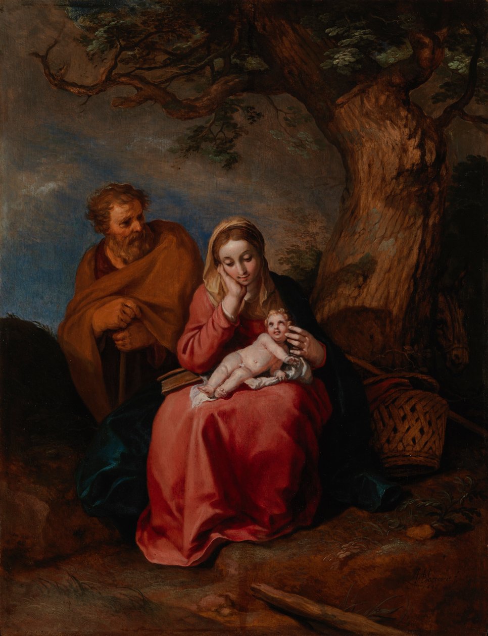 A többi az egyiptomi menekülésről alkotó: Abraham Bloemaert