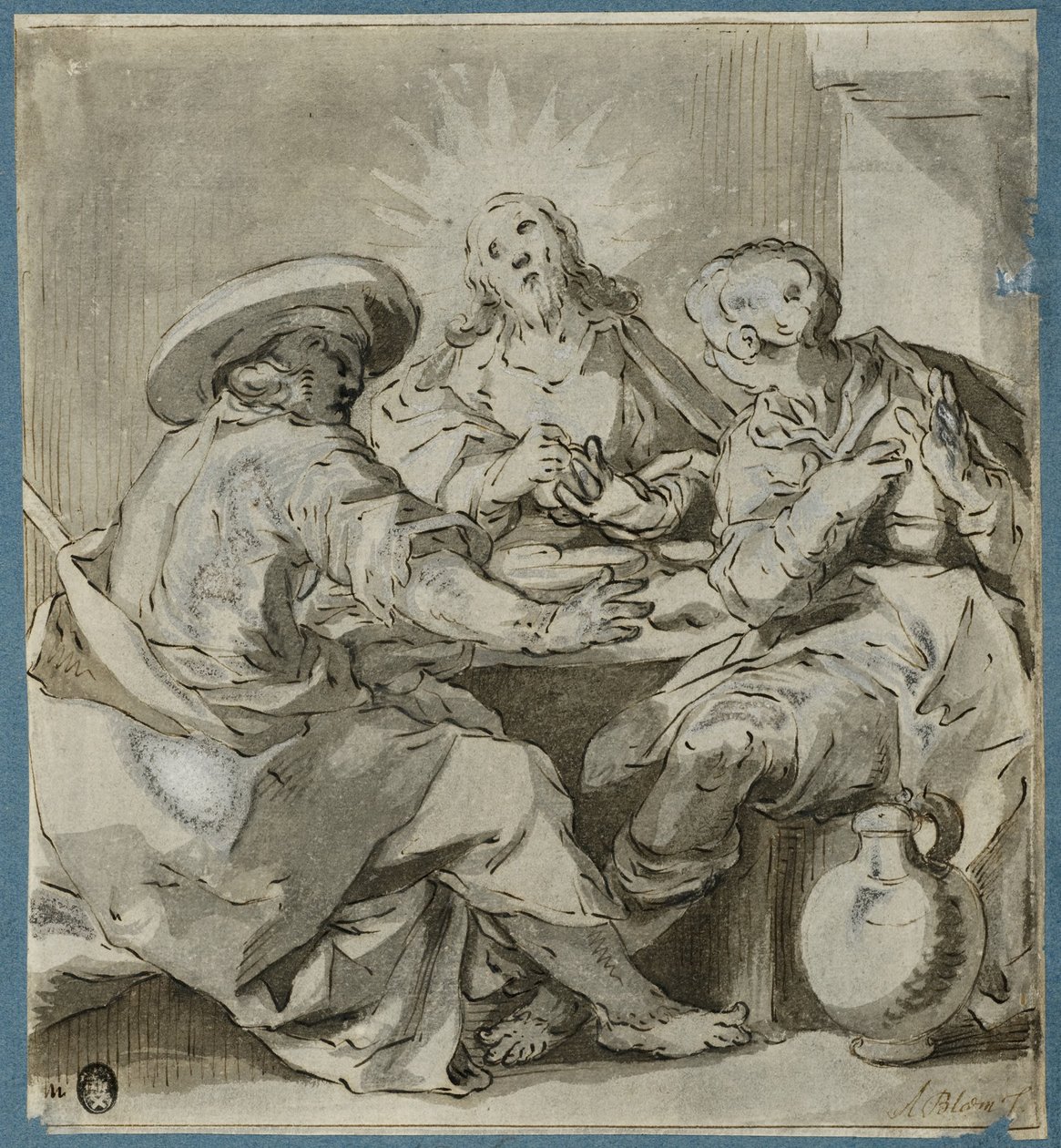 Vacsora Emmauszban alkotó: Abraham Bloemaert
