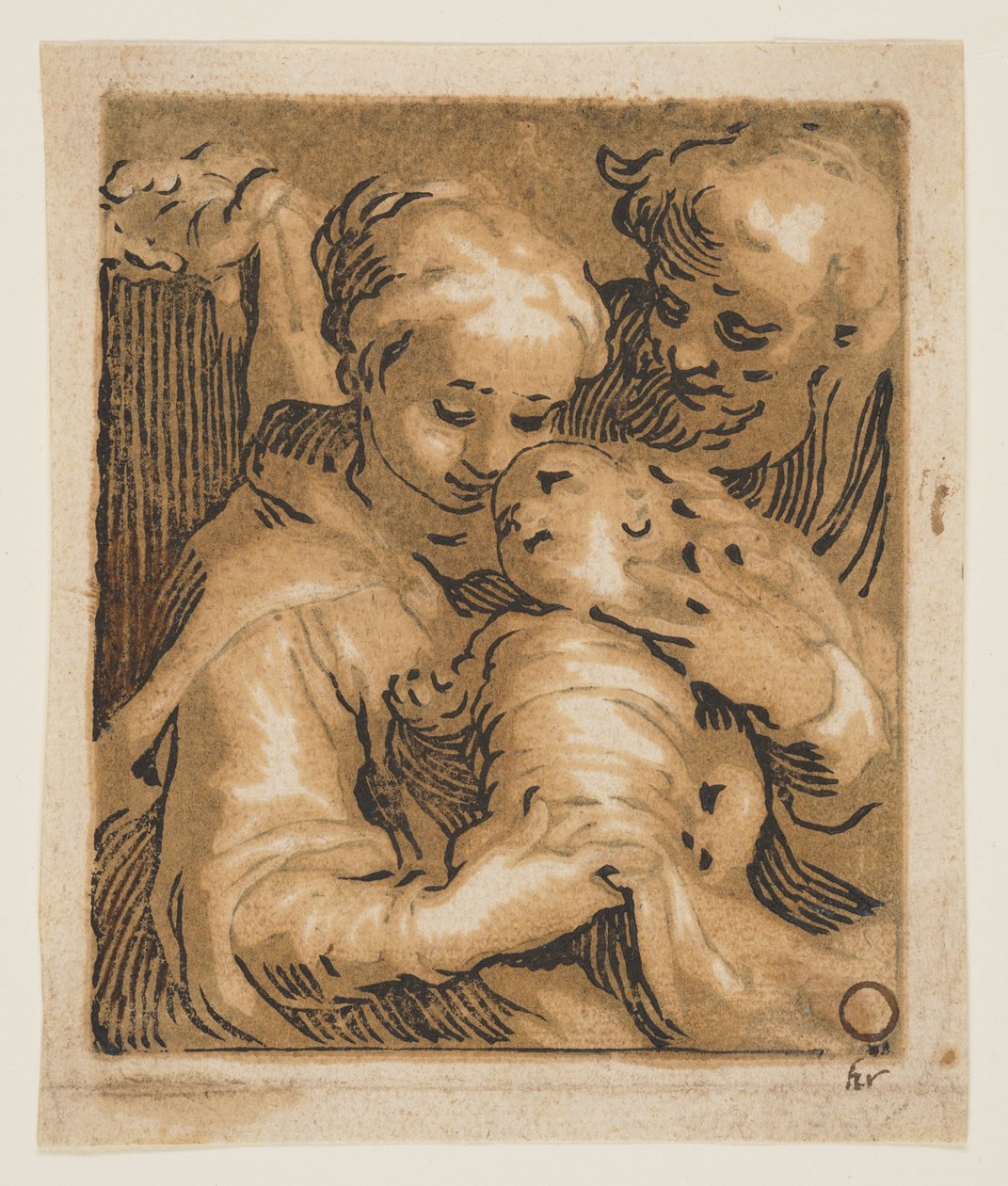 A Szűzanya és gyermeke Szent Józseffel alkotó: Abraham Bloemaert