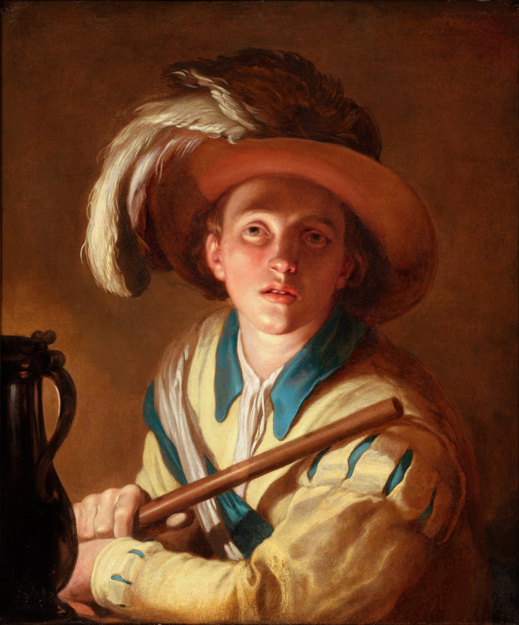 A furulyás (NL: eredeti cím: De Fluitspeler) alkotó: Abraham Bloemaert
