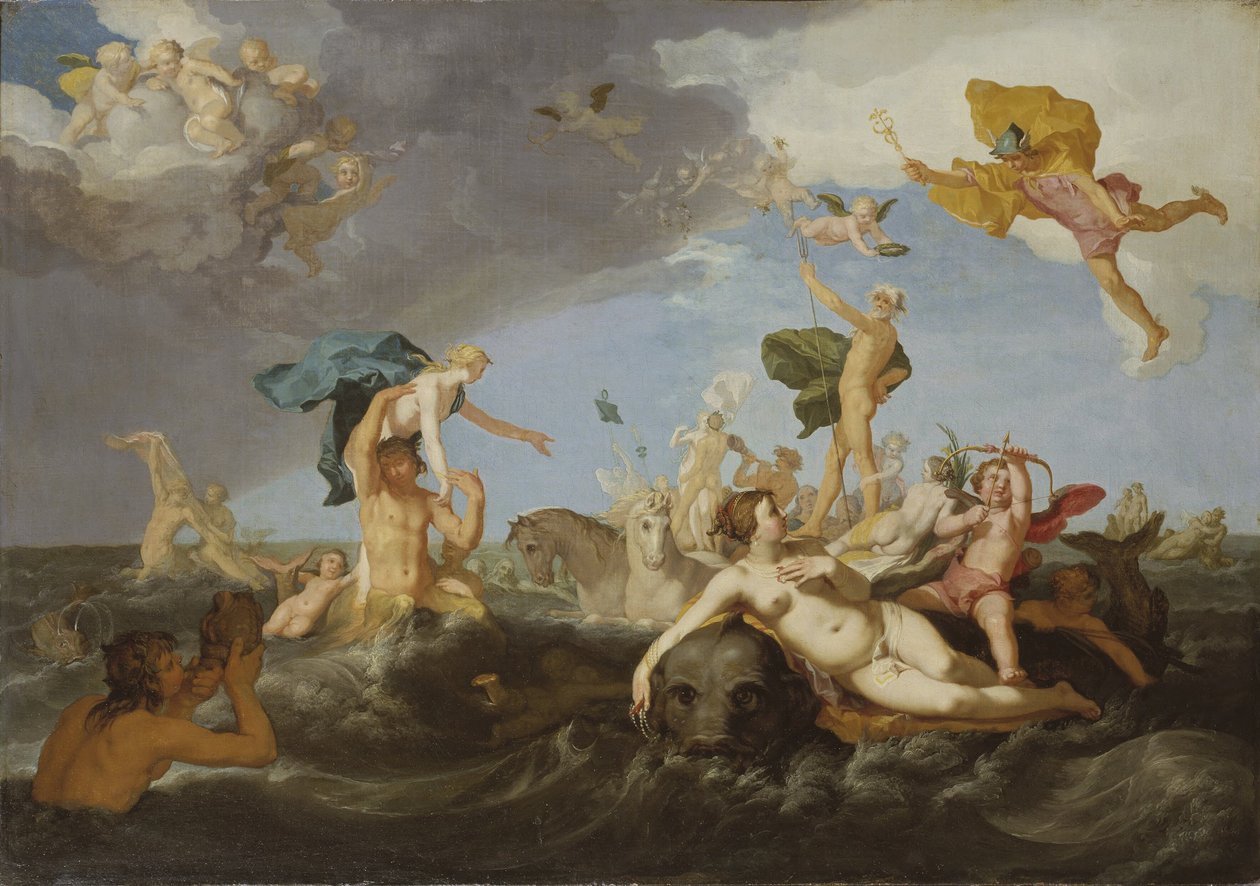 Neptunusz diadala alkotó: Abraham Bloemaert
