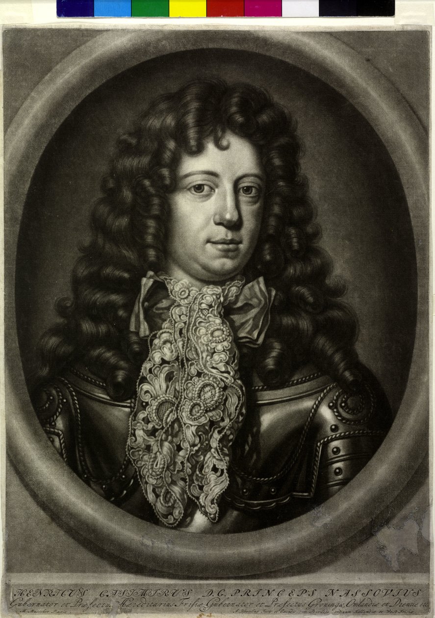 Nassau-Diez grófja Henry Casimir II. alkotó: Abraham Blooteling