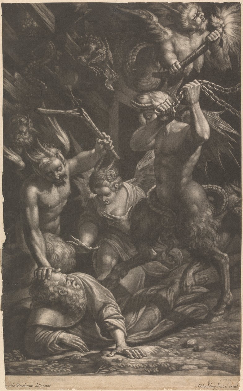 Szent Antal megkísértése alkotó: Abraham Blooteling