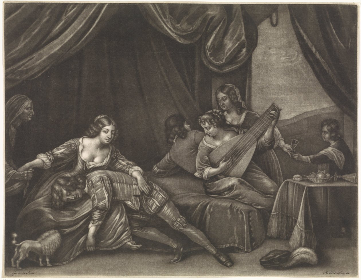 A tékozló fiú a bordélyházban alkotó: Abraham Bloteling (possibly)