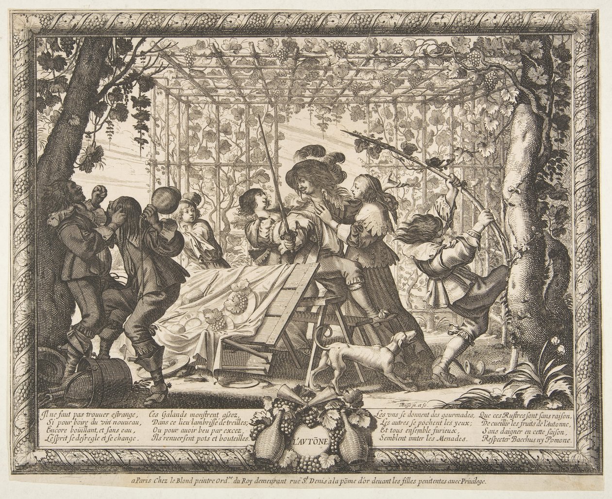 Ősz Ősz, kb. 1637. alkotó: Abraham Bosse